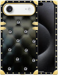 for iPhone 17 Air Case Luxury Golden Decoration by Unknown