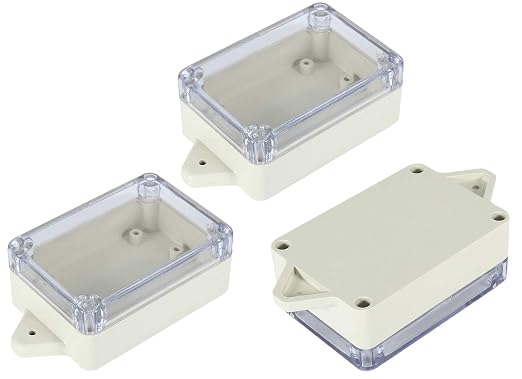 YXQ 83x58x33mm ABS Junction Box Plastic Waterproof Dustproof Universal Project by YXQ