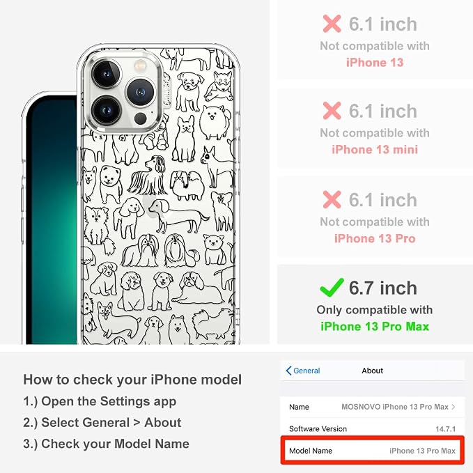 MOSNOVO Case for iPhone 13 Pro Max - Image 2