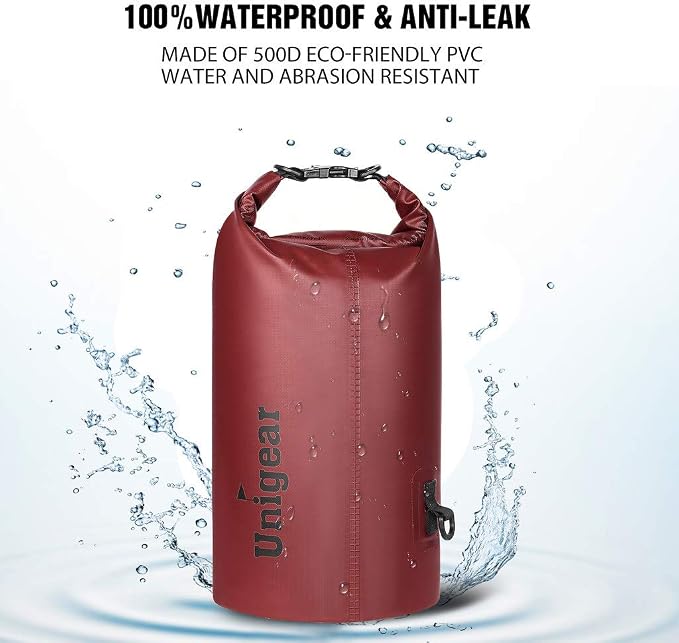 Unigear Dry Bag Waterproof, 2L/5L/10L/20L/30L/40L Floating and Lightweight Bags - Image 4