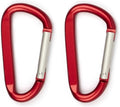 LESHIRY Large Carabiners Keychain 3" Aluminum D Shape Premium Durable D-Ring by LESHIRY