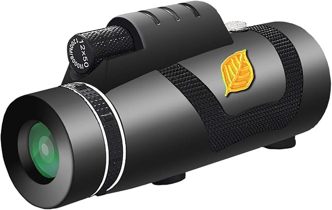 Monocular Telescope, High Power 12X50 Handheld Prism Scope - Image 9