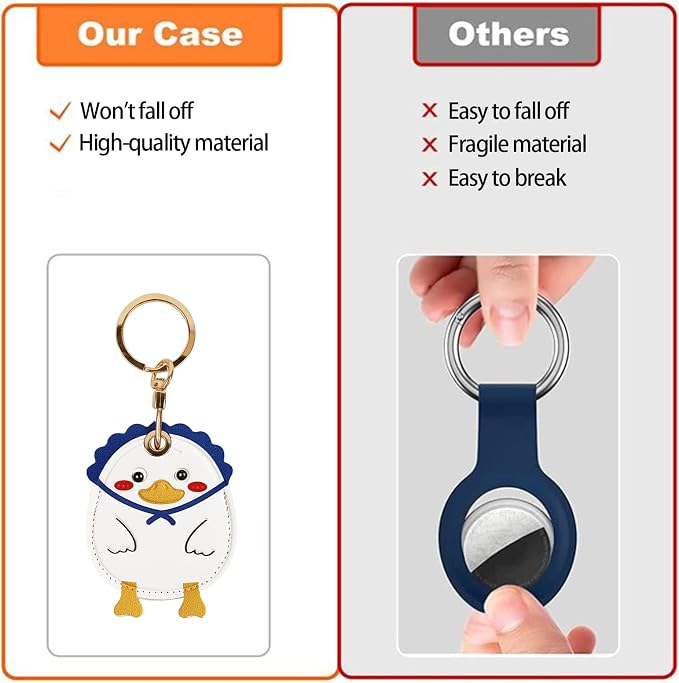 Leather Keychain Case Holder Compatible - Image 7