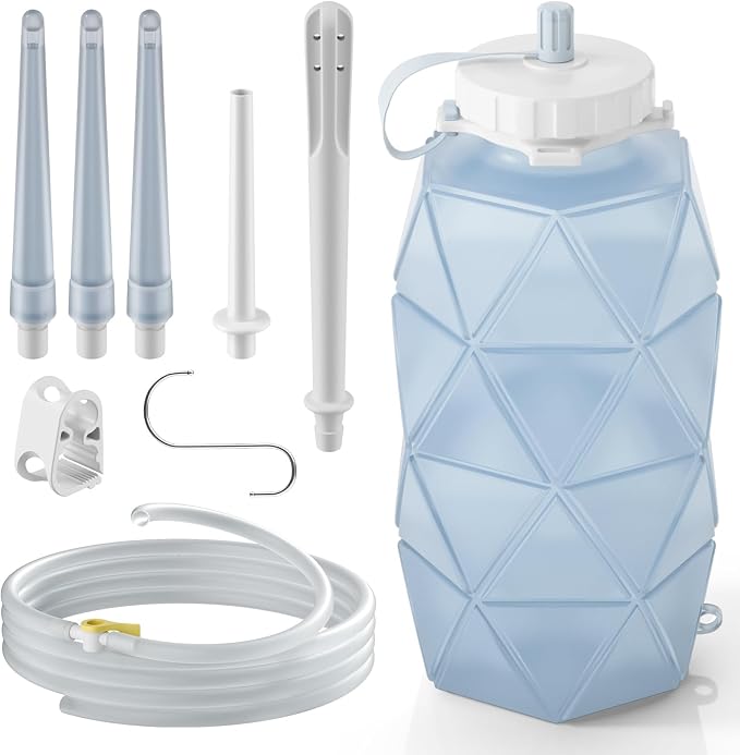 Smokitcen Collapsible Silicone Enema Bag Bottle Kit by SmokitcenFavorableProduct