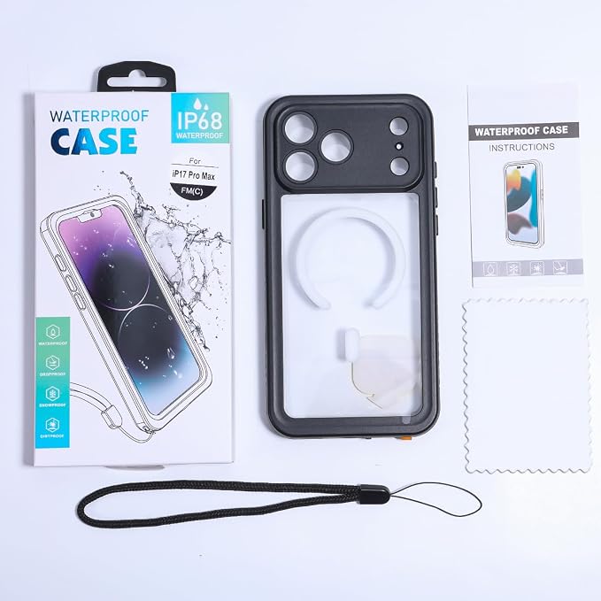 AICase for iPhone 17 Pro Max Case Waterproof Clear - Image 9