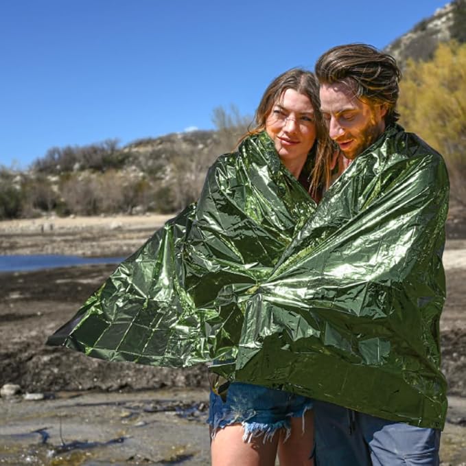 Everlit Survival Emergency Mylar Thermal Blankets -Space Blanket Survival kit - Image 7