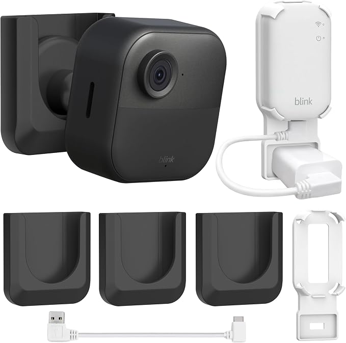 3 Blink Camera No Drill Wall Mount Bracket by KIDJOYO