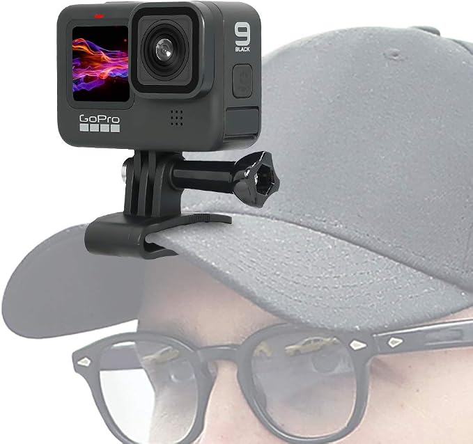 SUREWO Baseball Hat Clip Mount Baseball Cap Clamp Quick Release Mount Compatible by SUREWO