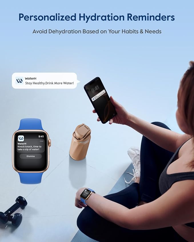 BOOST Smart Water Bottle with Reminder & Tracker, Double Wall Vacuum Insulated - Image 3