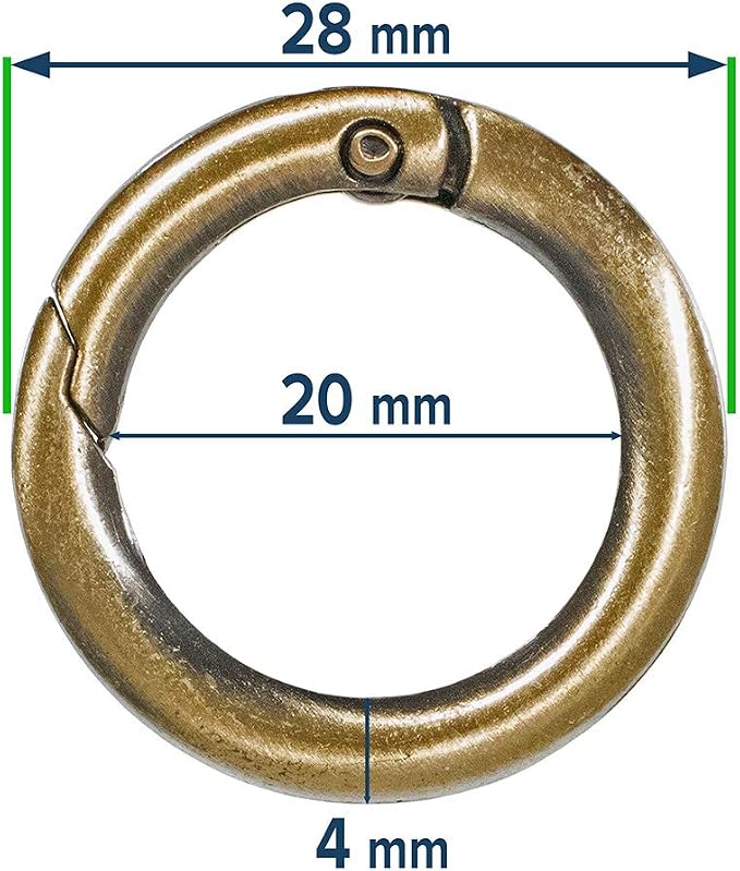 Paracord Planet Spring Gate O Rings – Available in 3/4 Inch and 1 Inch Sizes – - Image 5