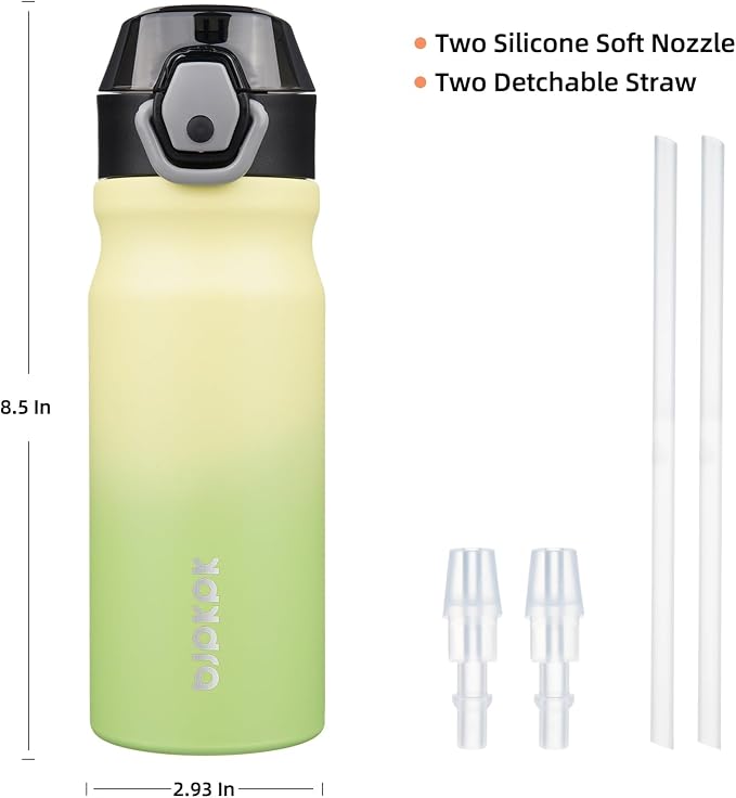 BJPKPK Insulated Water Bottle 18oz Stainless Steel Water Bottles - Image 4