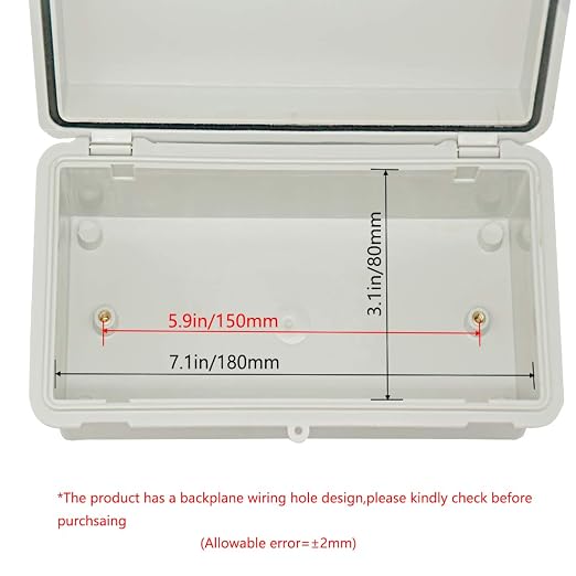 Zulkit Junction Box ABS Plastic Dustproof Waterproof IP65 Electrical Boxes - Image 5