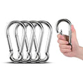 Large Carabiner Clip Hooks, 304 Stainless Steel Spring Snap Hook Fits Camping by KINLINK