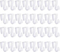32Pcs Over Cabinet Door Hooks Plastic Over The Door Single Hook Space-Saving by UFURMATE