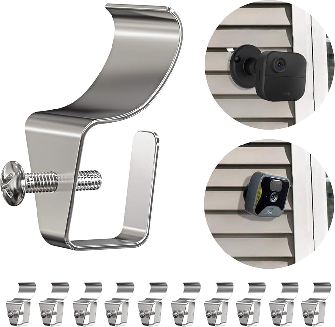 Hibezos 12 Pack Vinyl Siding Clip Hooks by Hibezos