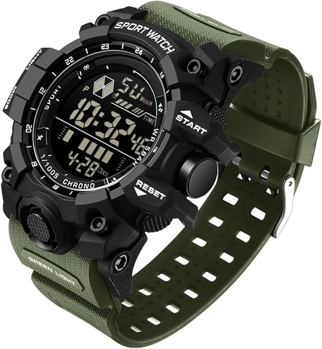 FANMIS Mens Military Multifunction Digital LED Watch Electronic Waterproof by FANMIS