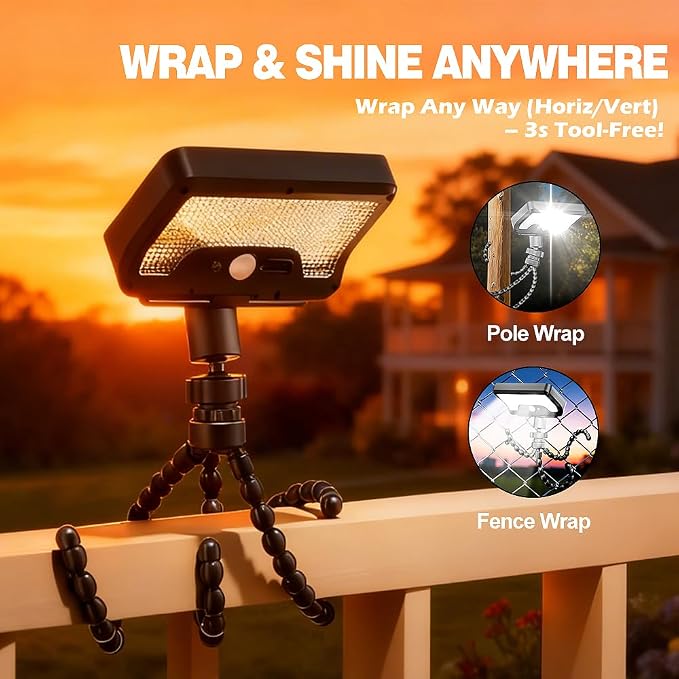 Solar Lights, Outdoor Solar Motion-Activated Light - Image 3