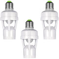 Hortsun 3 Pieces Hortsun Motion Sensor Light Socket Smart Screw in Light Bulb by Hortsun
