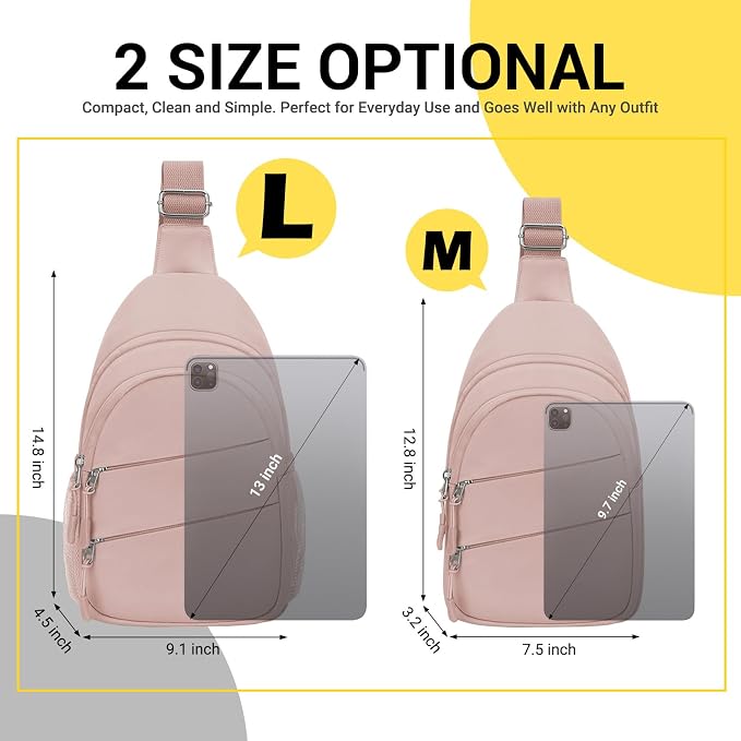 Tuwubi Crossbody Bags for Women, Sling Bag for Men, Small Hiking Backpack Anti - Image 7