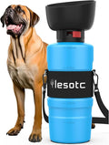 lesotc Dog Water Bottle, Portable Pet Water Dispenser, Leak Proof Travel by lesotcbrand