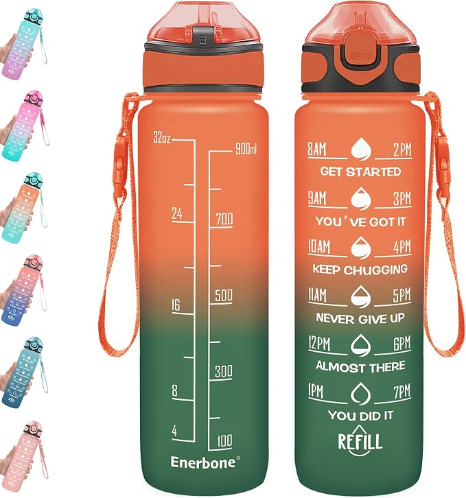 Enerbone 32 oz Drinking Water Bottle by Enerbone