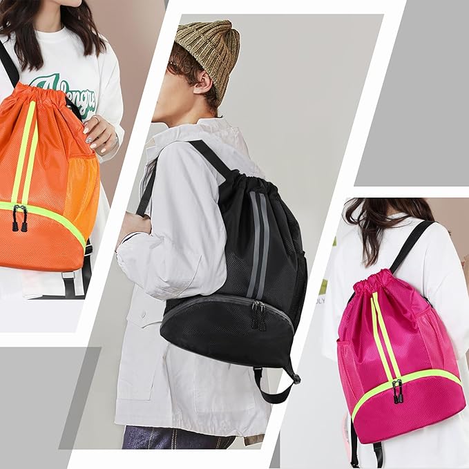 Hoedia Sports Drawstring Backpack - Image 7