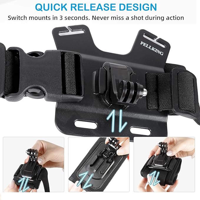 Accessories Kit for Insta360 One X5/X4/X4 Air/X3/X2, One R, X and GoPro Hero 9 - Image 2