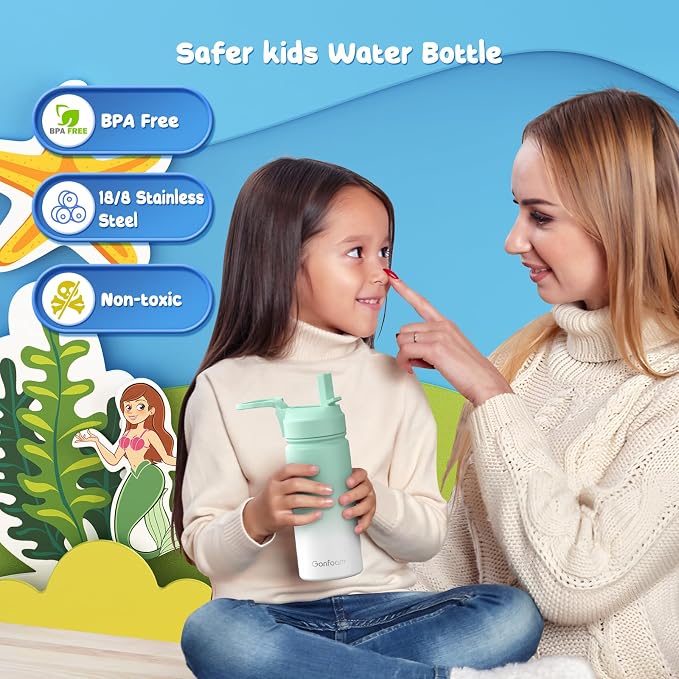 Kids Water Bottle, 16oz Kids Water Bottle - Image 4