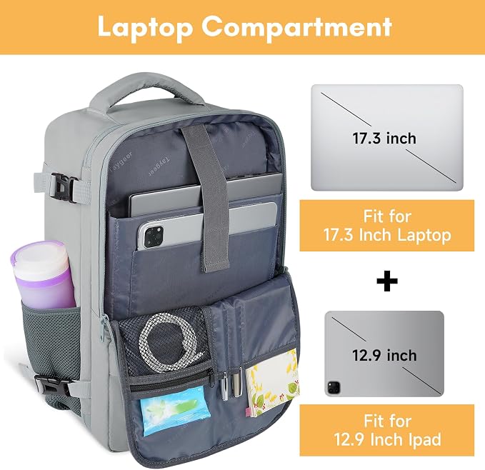 Taygeer Carry On Backpack for Men Women, Travel Backpack - Image 5