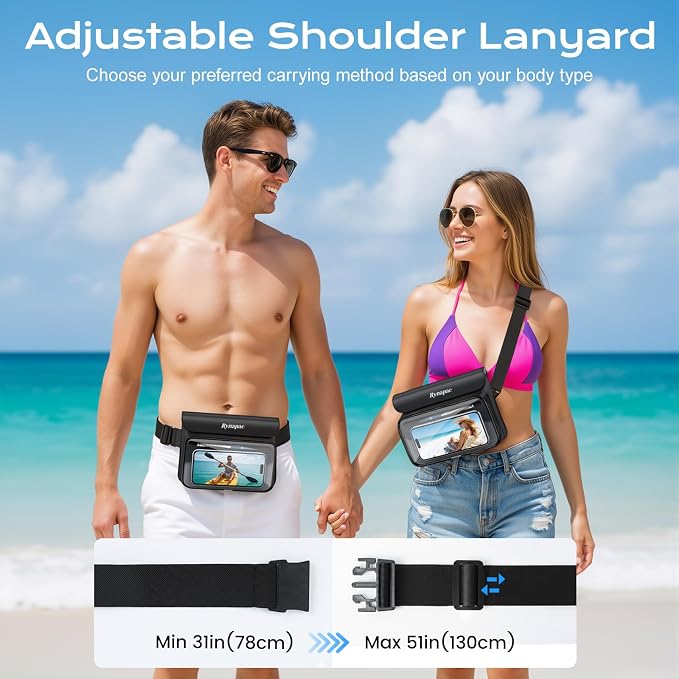 IPX8 Waterproof Fanny Pack, Waist Bag - Image 5