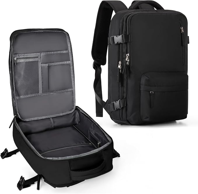 WONHOX Large Travel Backpack Carry on Flight Approved Laptop Work Business by WONHOX