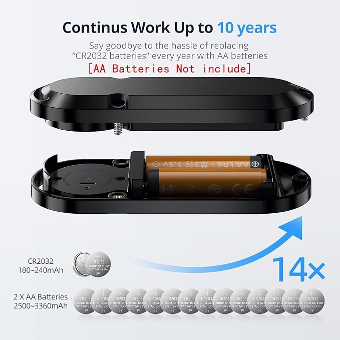 Long-Life Air Tracker Tags-1pc, Extended Battery Case Item Finder Compatible - Image 4