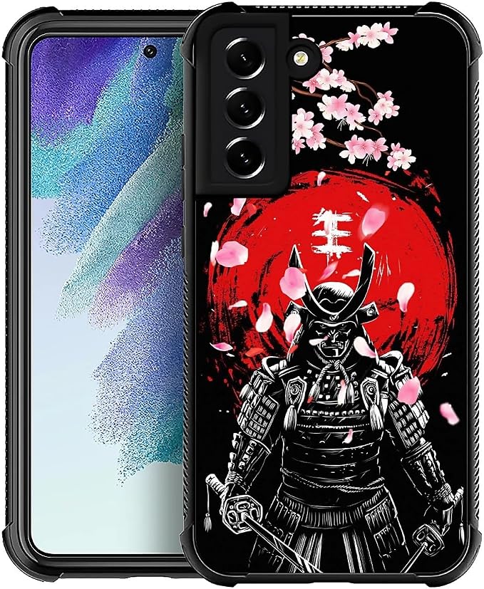 for Samsung Galaxy S22 Plus Case, Sakura Japanese Samurai Pattern Graphic by FKBRCL4U