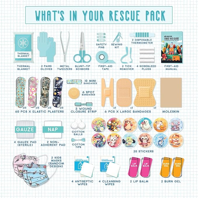 EVERLIT Care Rescue Pack | Family-Friendly First Aid Kit - Image 2
