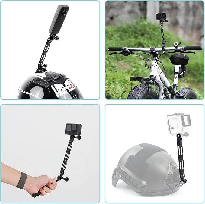 Reflex Camera 23 in 1 Motorcycle Action Camera Accessories Kit Compatible - Image 7