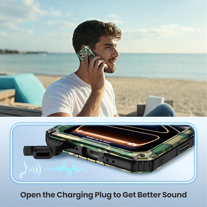 Mitywah Waterproof Case for iPhone 17 Pro, Rugged Metal Case - Image 7