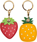 Leather Keychain Case Holder Compatible by XSUIOY