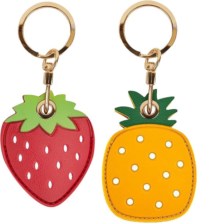 Leather Keychain Case Holder Compatible by XSUIOY