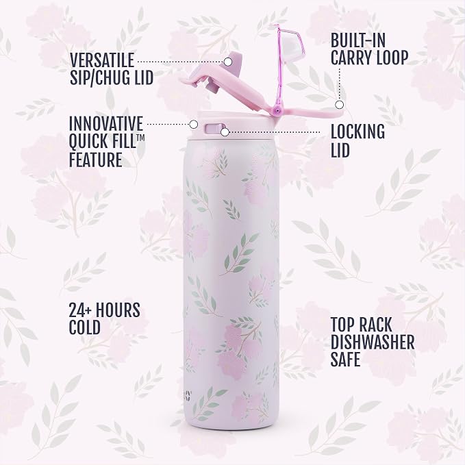 Ello Pop & Fill 32oz Stainless Steel Water Bottle - Image 5