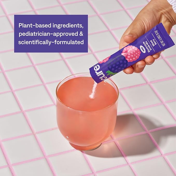 Cure Hydration - Kids Electrolyte Drink Mix | Plant-Based Pediatrician - Image 3