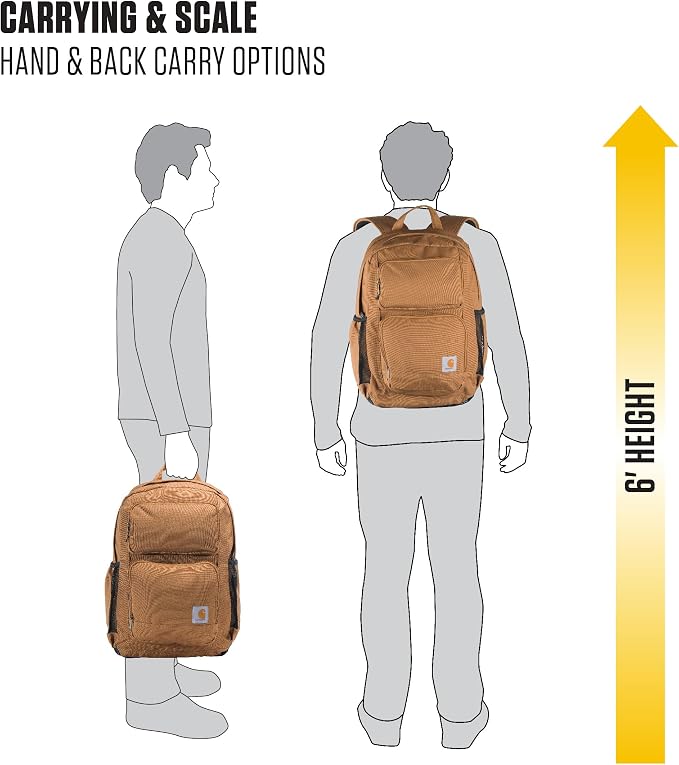 Carhartt 28L Dual-Compartment Backpack, Durable Pack - Image 7