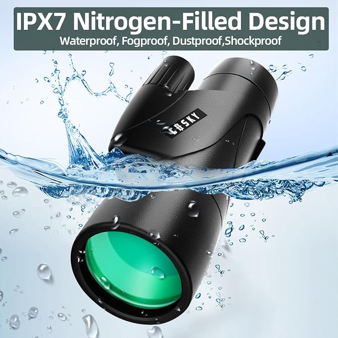 Gosky Monoculars Telescope, 15x55 HD Monocular - Image 4