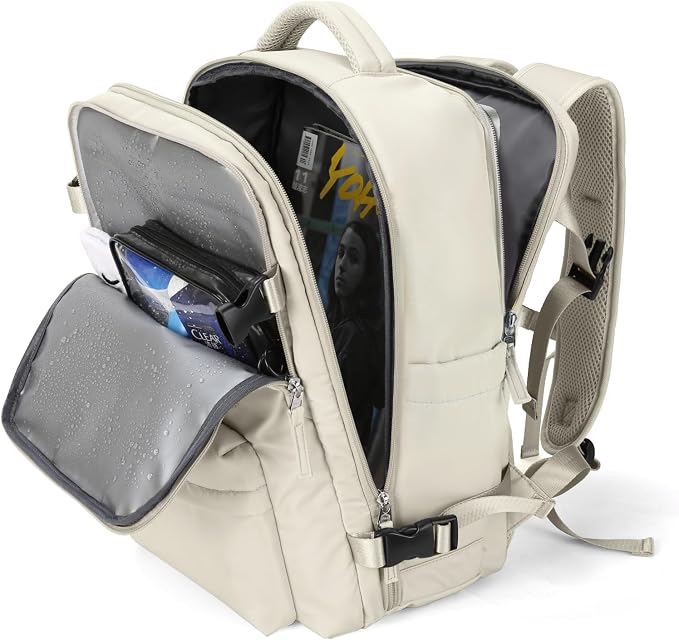 WONHOX Large Travel Backpack Carry on Flight Approved Laptop Work Business by WONHOX