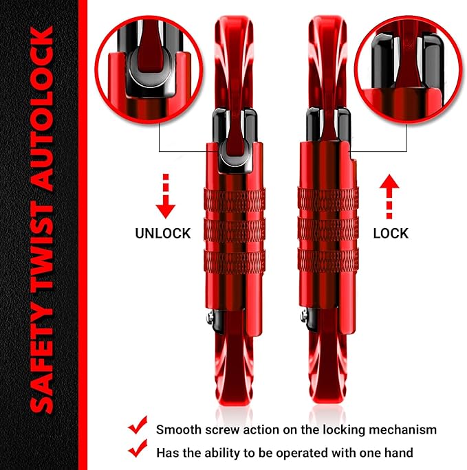 Rhino Produxs 12kN Heavy Duty Carabiner Clips, - Image 3
