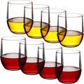 14-ounce Plastic Stemless Wine Glasses, All Purpose Arcylic Glasses by ZAINCA