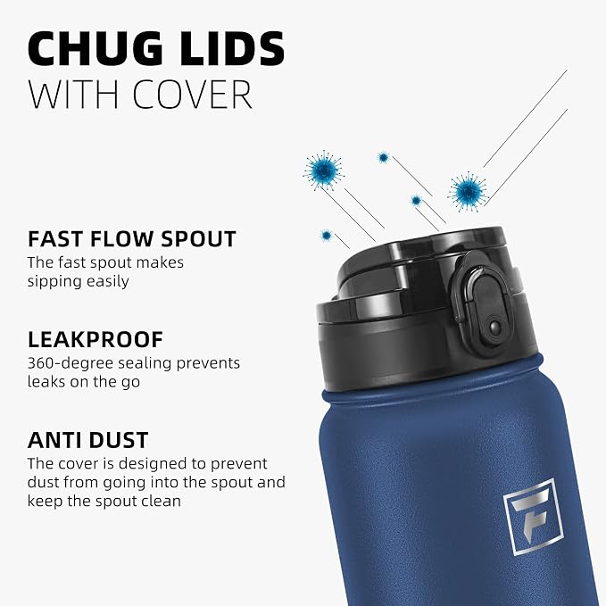 Fanhaw 20 oz Insulated Stainless Steel Water Bottle - Image 4