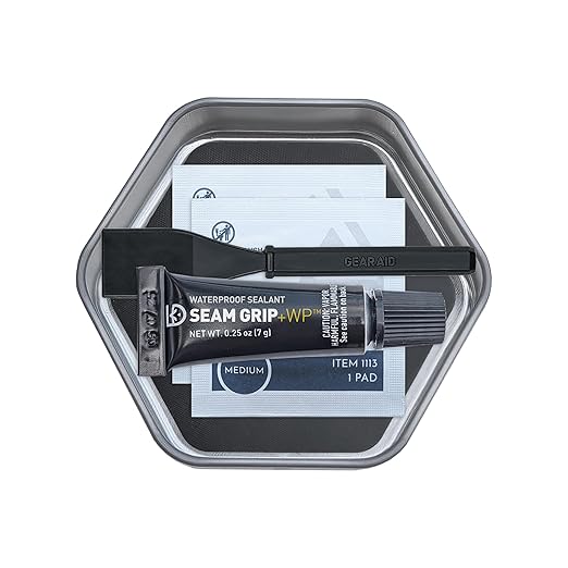 GEAR AID Seam Grip WP Camp & Trail Repair Kit – Waterproof 0.25 oz Sealant - Image 2