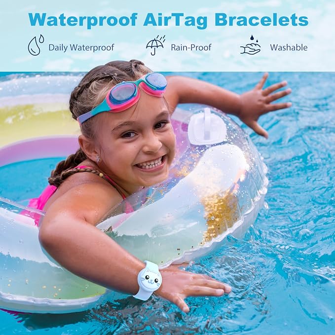 Waterproof Air tag Bracelets for Kids - Image 2