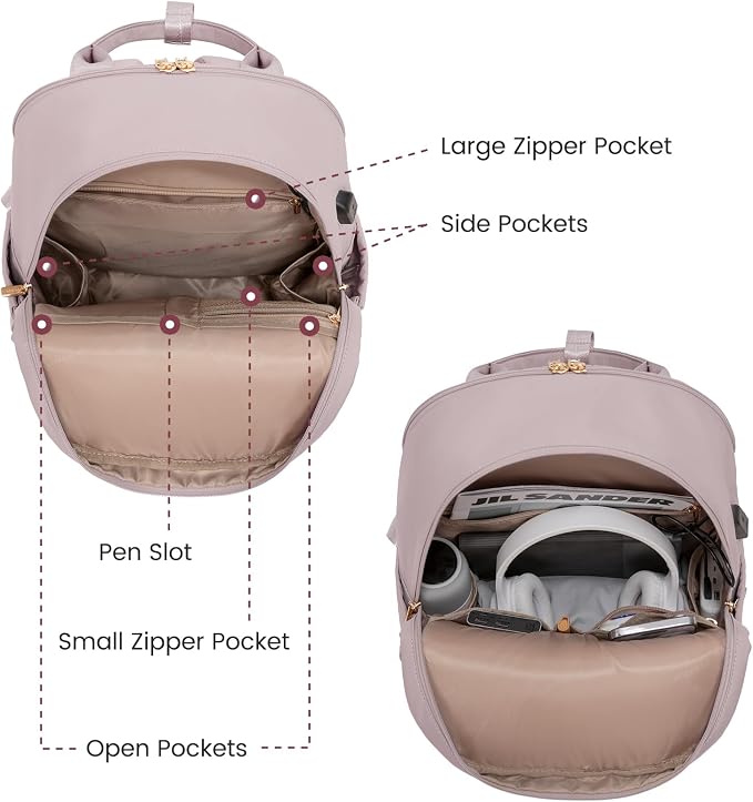 LOVEVOOK Laptop Backpack for Women 15.6 Inch Laptop Bag - Image 4
