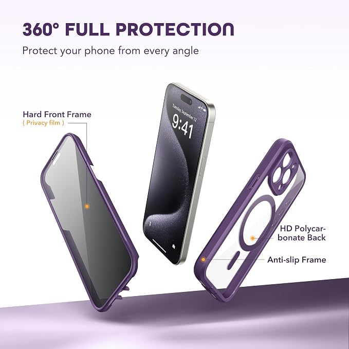 TIESZEN for iPhone 15 Pro Case, Compatible - Image 5